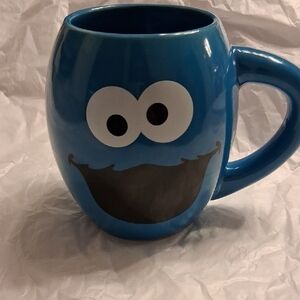 COOKIE MONSTER Blue Character Mug